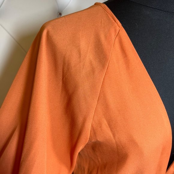 NIC & JO Orange Long Sleeves Jumpsuit size S - Picture 6 of 12